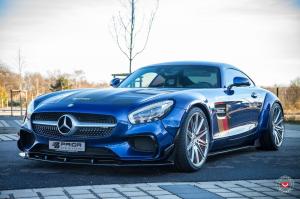 Mercedes-AMG GT S by Prior Design on Vossen Wheels (VPS-307) 2016 года